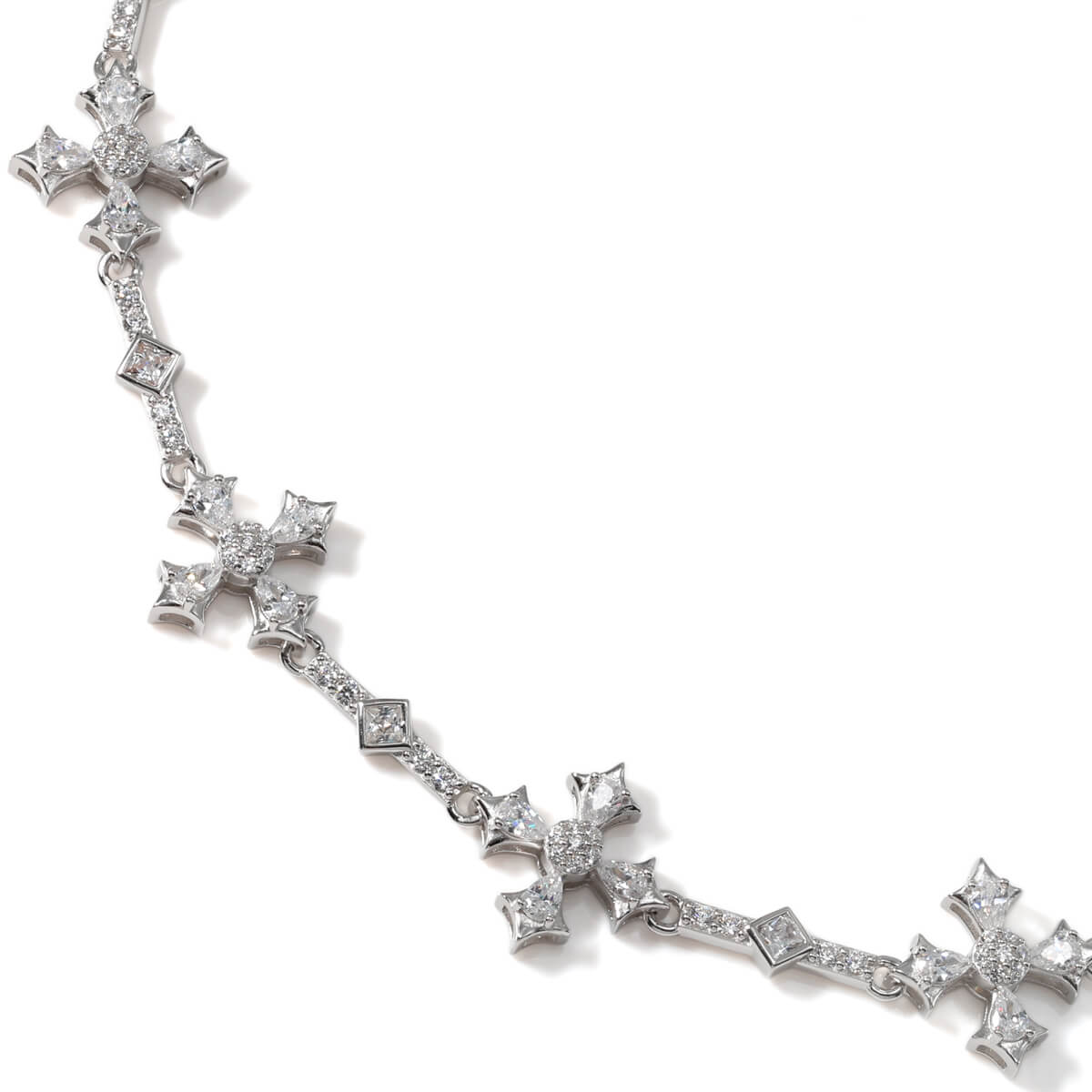 シルバー ネックレス 幅12.3mm 45cm-50cm CROSSLINK-NE