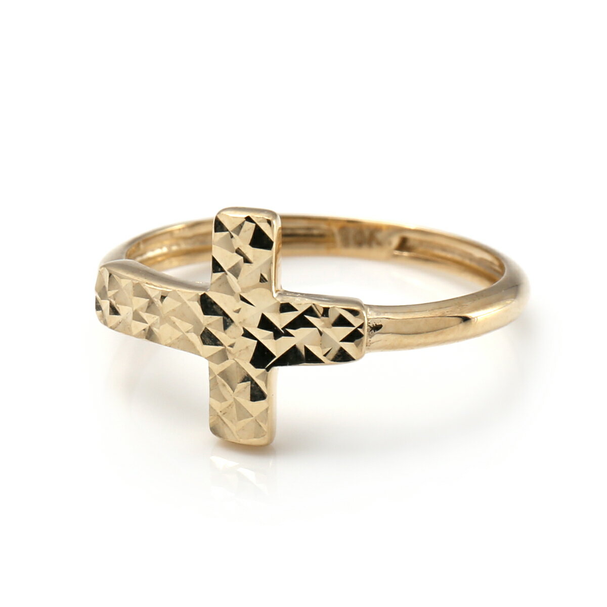 10K イエローゴールド リング 4号-12号 P03R-1442