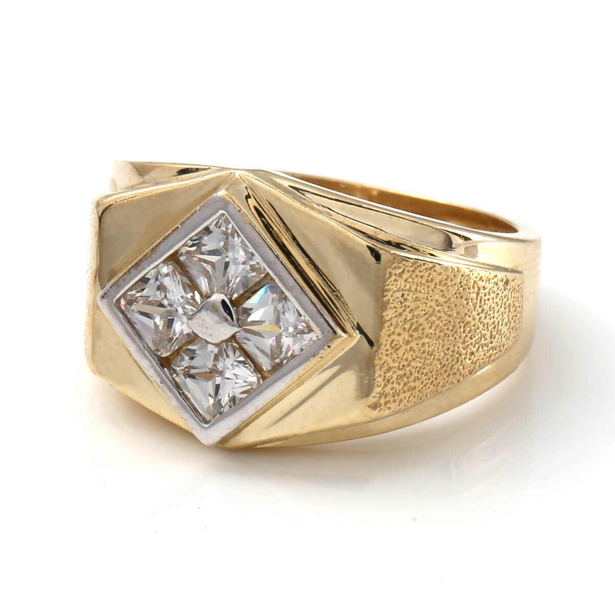 10K イエローゴールド リング 22号 AKMP6-2303-19