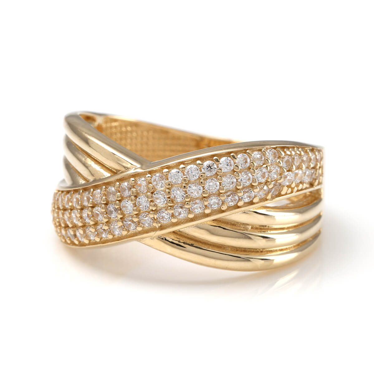 10K イエローゴールド リング 11号-16号 P03R-3193