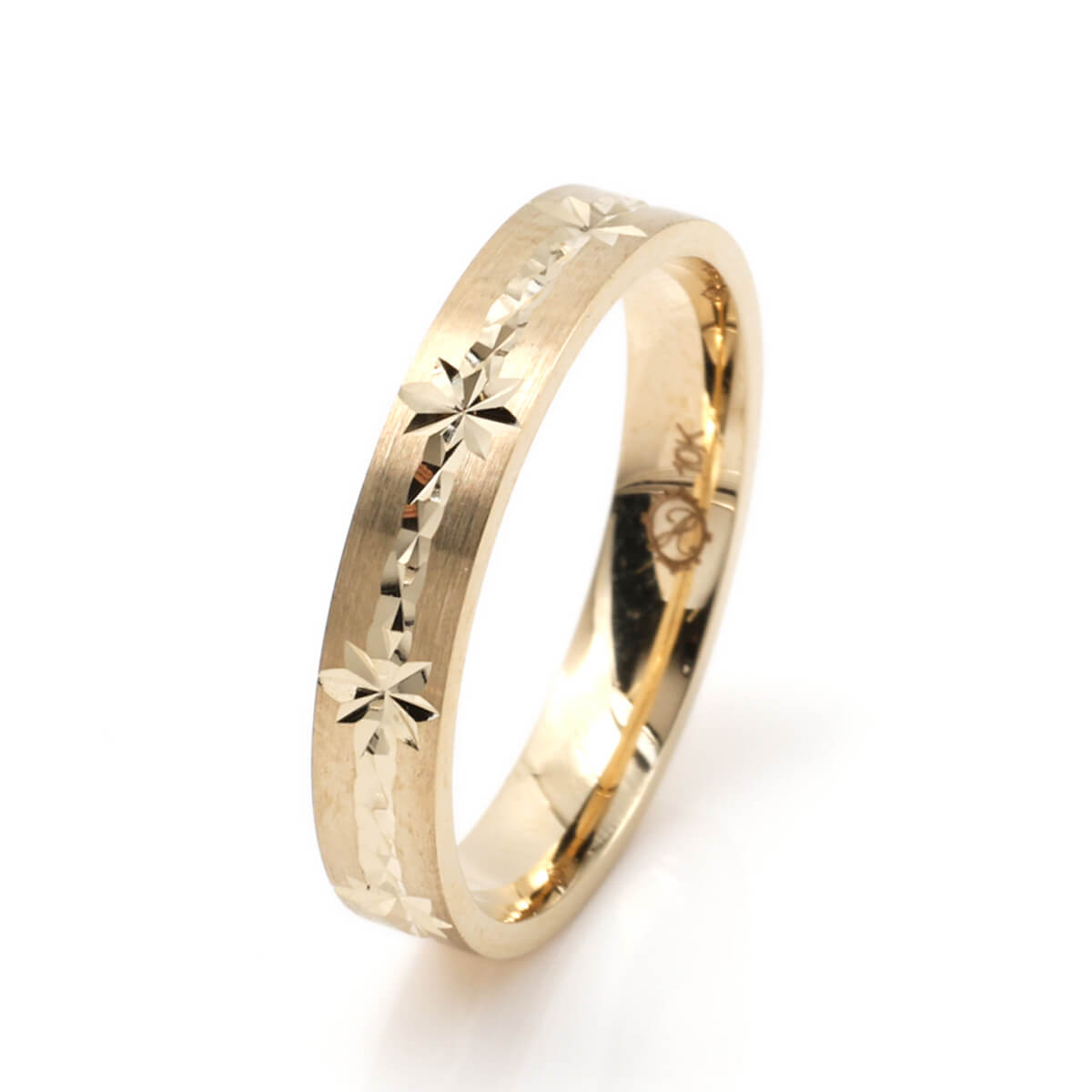 10K イエローゴールド リング 7号-21号 U1-30Y-V3