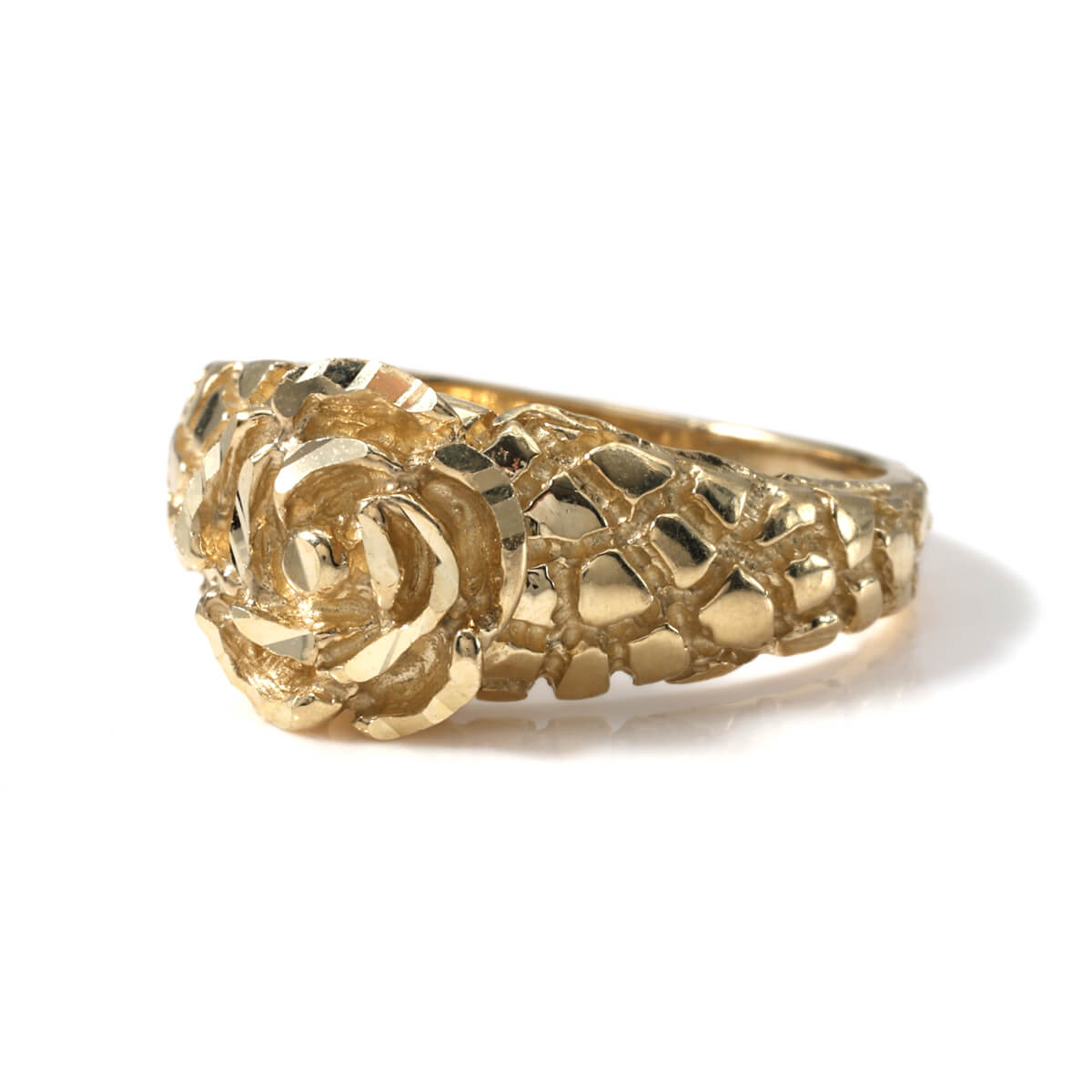 10K イエローゴールド リング 11号 ASKMP-2506-08