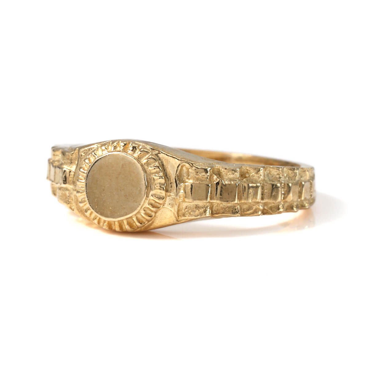 10K イエローゴールド リング 9号 ASKMP-2508-R14