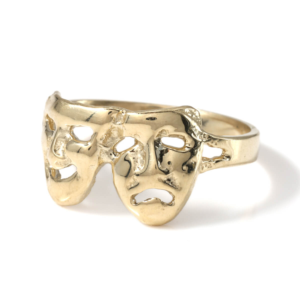 10K イエローゴールド リング 10号 ASKMP-2508-R13