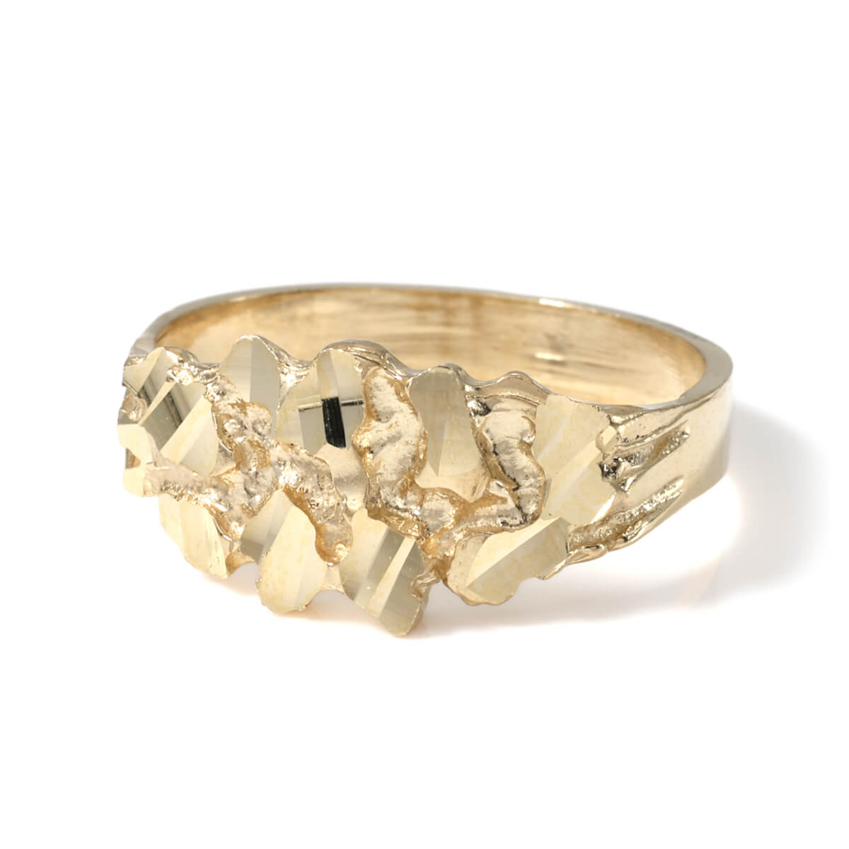 10K イエローゴールド リング 15号-16号 ASKMP-2508-R07