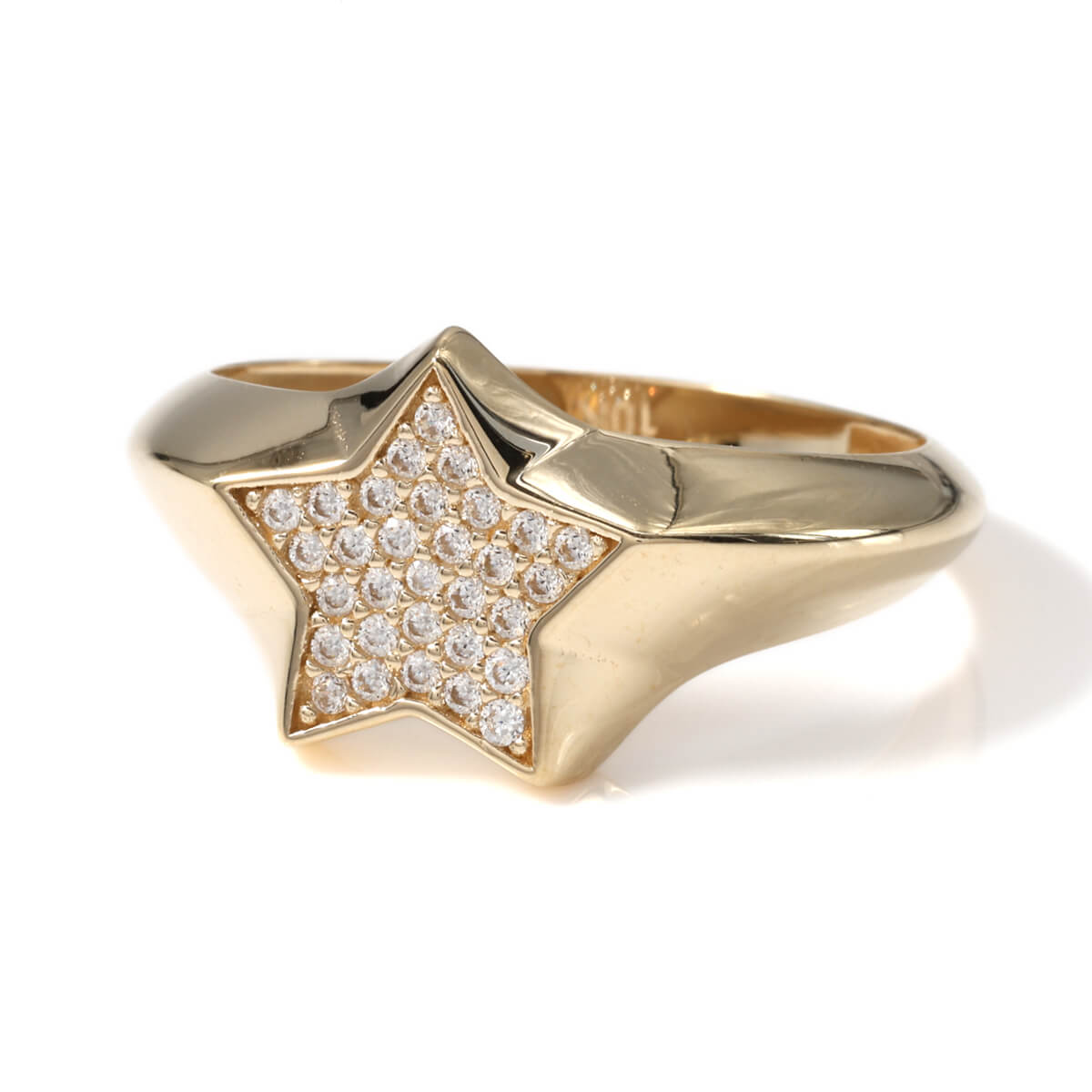 10K イエローゴールド リング 16号-21号 Y23-316