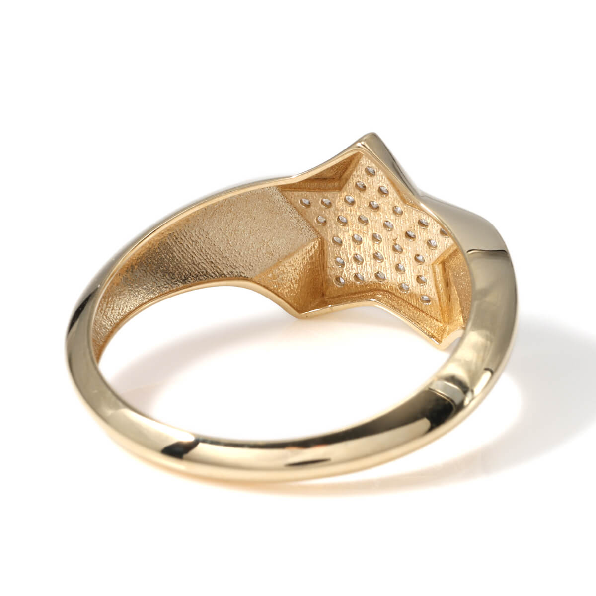 10K イエローゴールド リング 16号-21号 Y23-316