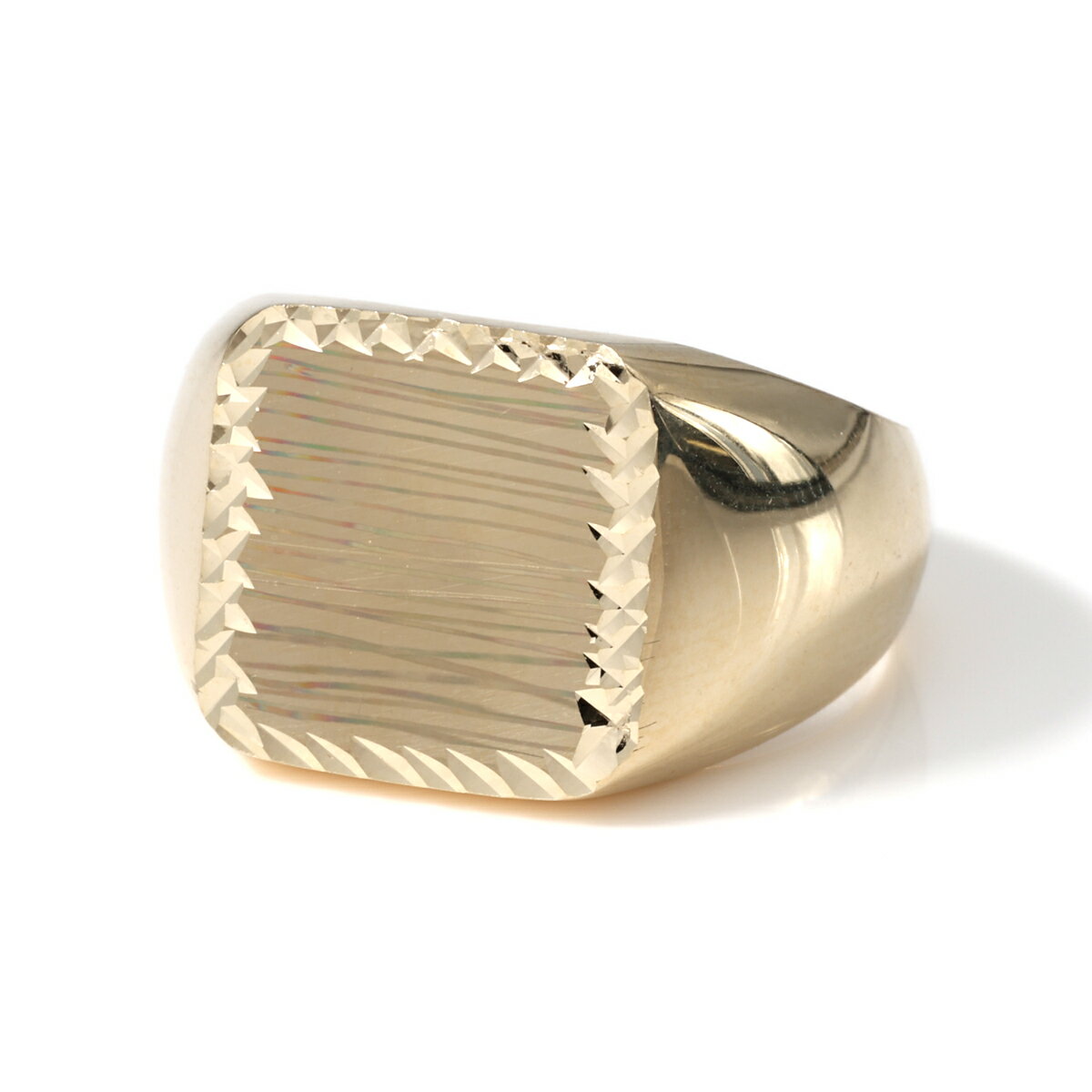 10K イエローゴールド リング 15号-20号 M25-118A