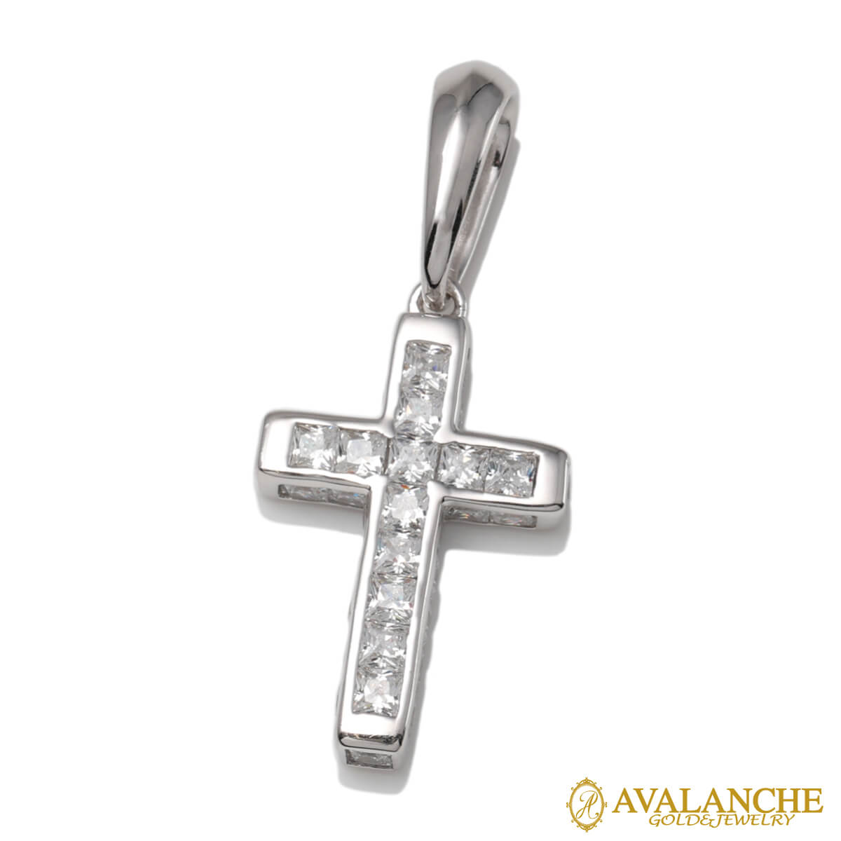 10K ホワイトゴールド ペンダント 3-9624-02BB