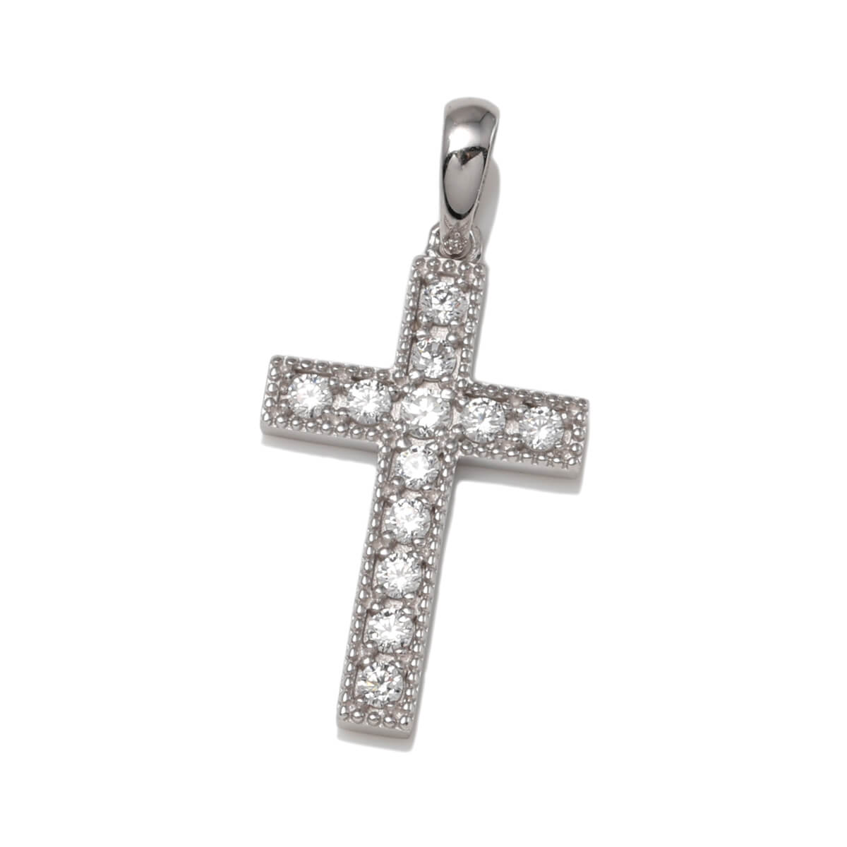 10K ホワイトゴールド ペンダント WP-A74292-CZ