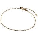 10K イエローゴールド アズキアンクレット 幅1.5mm 25cm アズキ0.4 LSJ25
