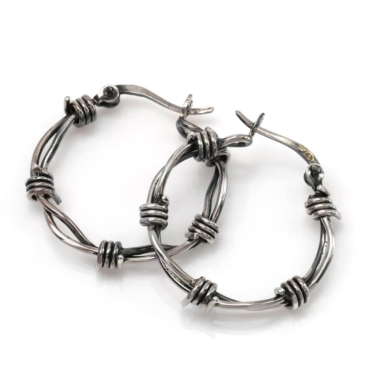 乐天商城 - シルバー ピアス 25.5mm EP-CR-011ESL