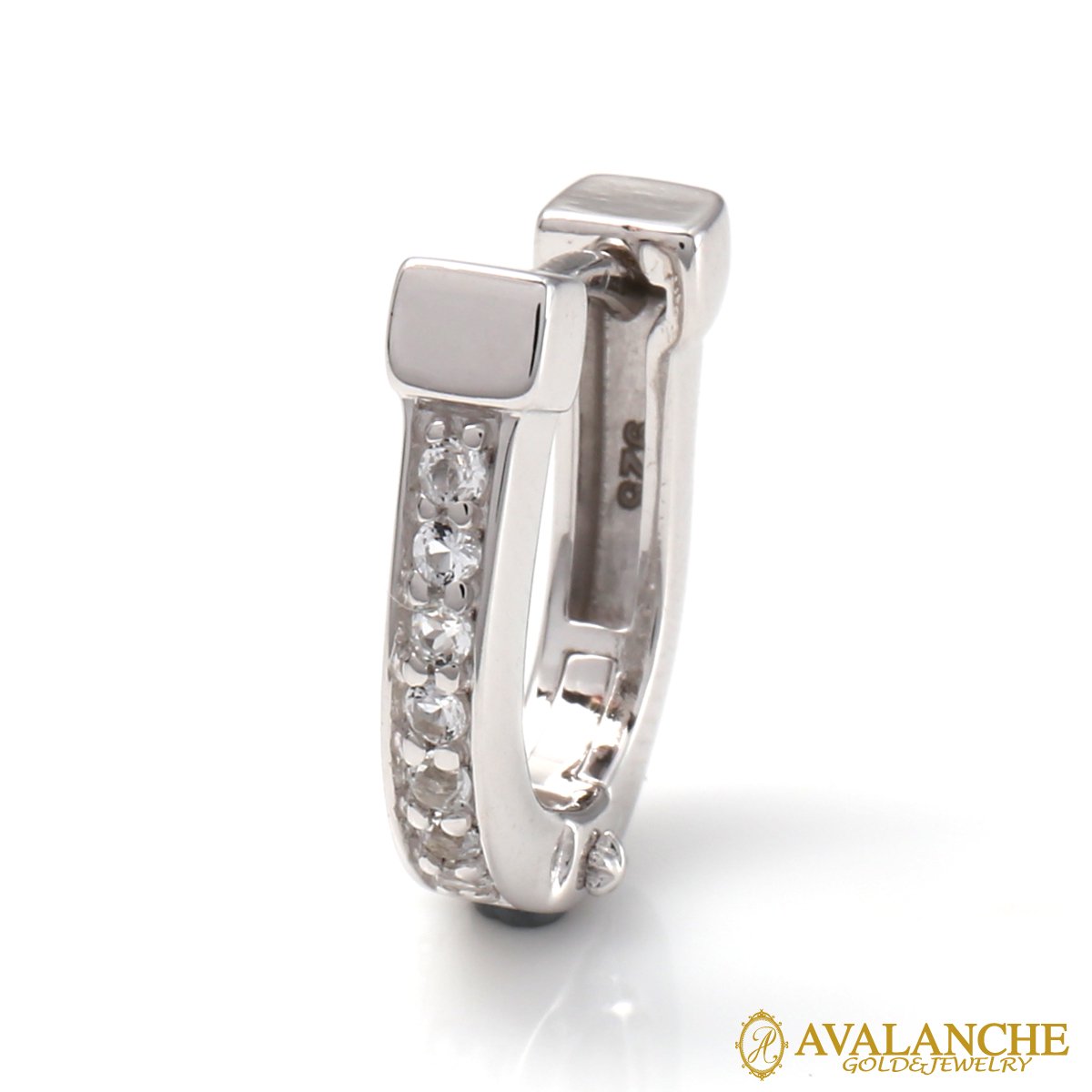 シルバー ピアス 14mm 971-4380