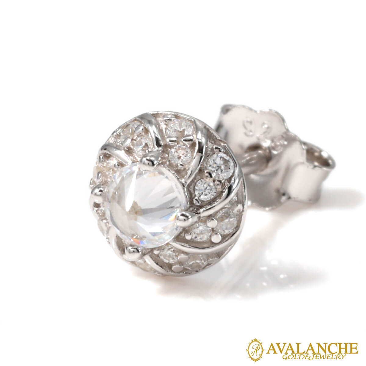 シルバー ピアス 7mm 971-6056