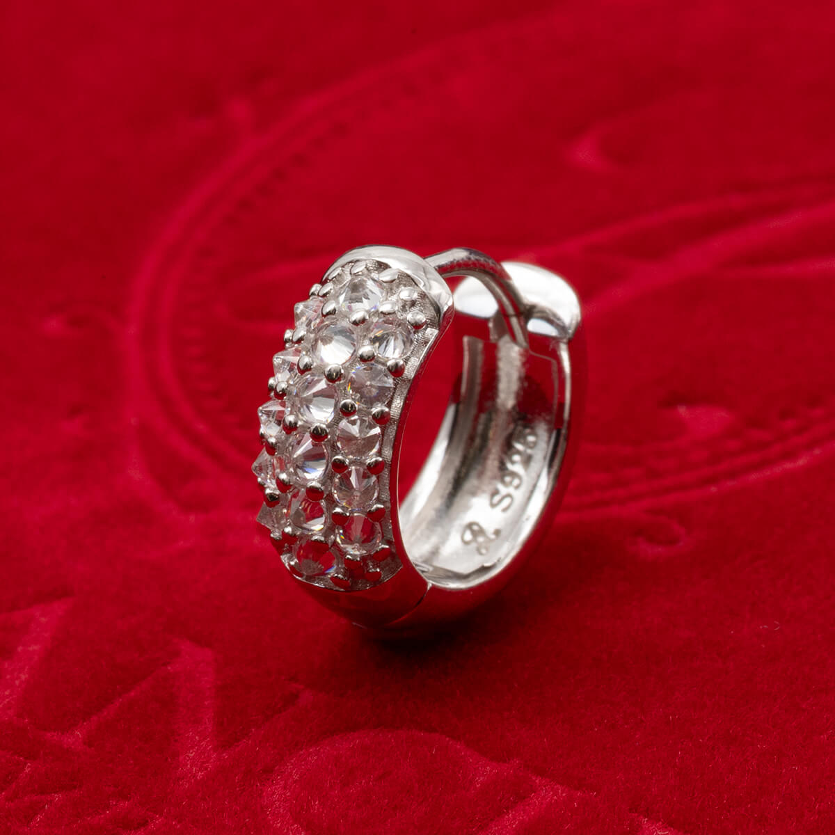 クリスマス限定ギフトセット シルバー ピアス 12mm 971-6049