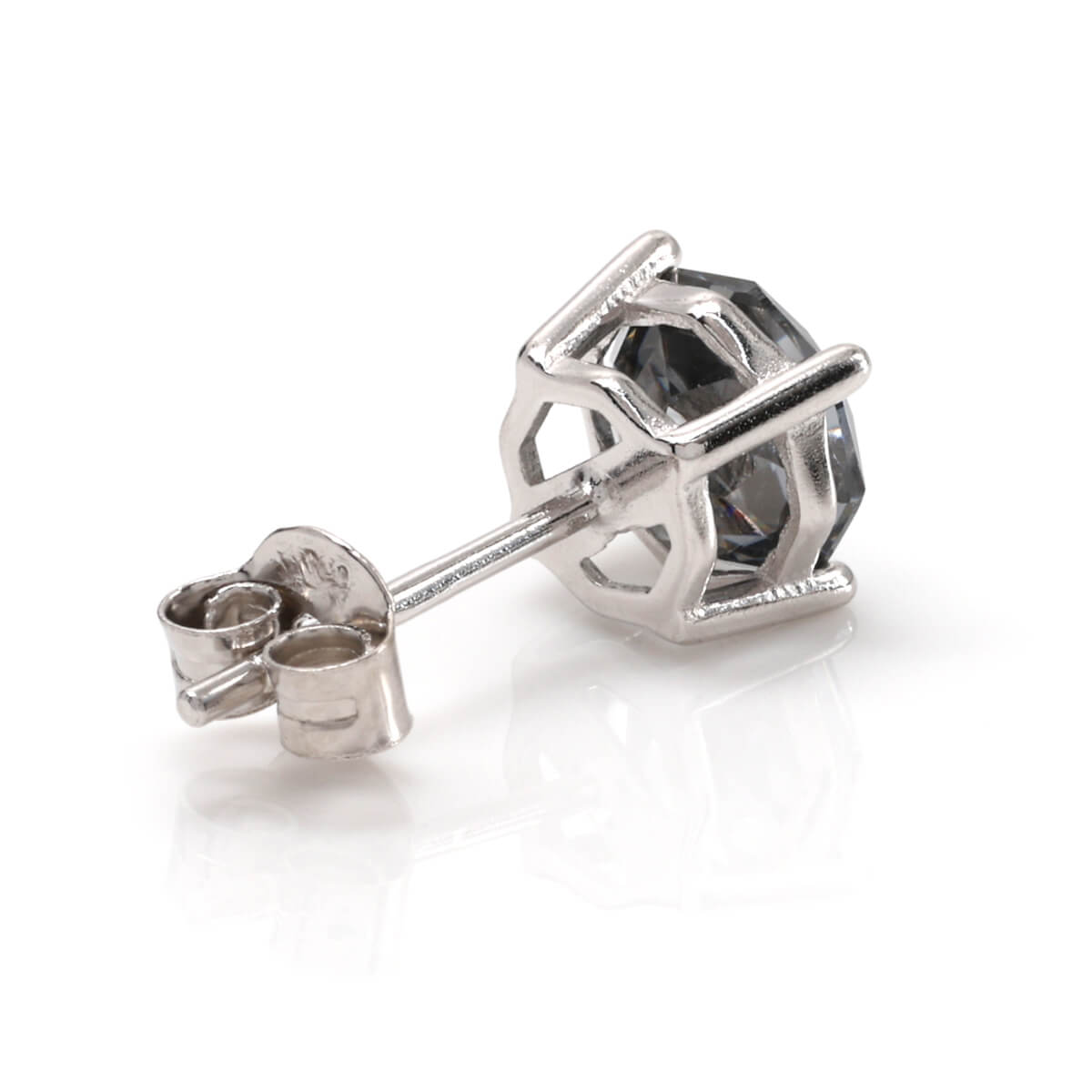 シルバー ソリティアピアス 6mm 971-6216 SJ26