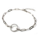 シルバー ブレスレット 幅14mm 18-20cm ABGB00358