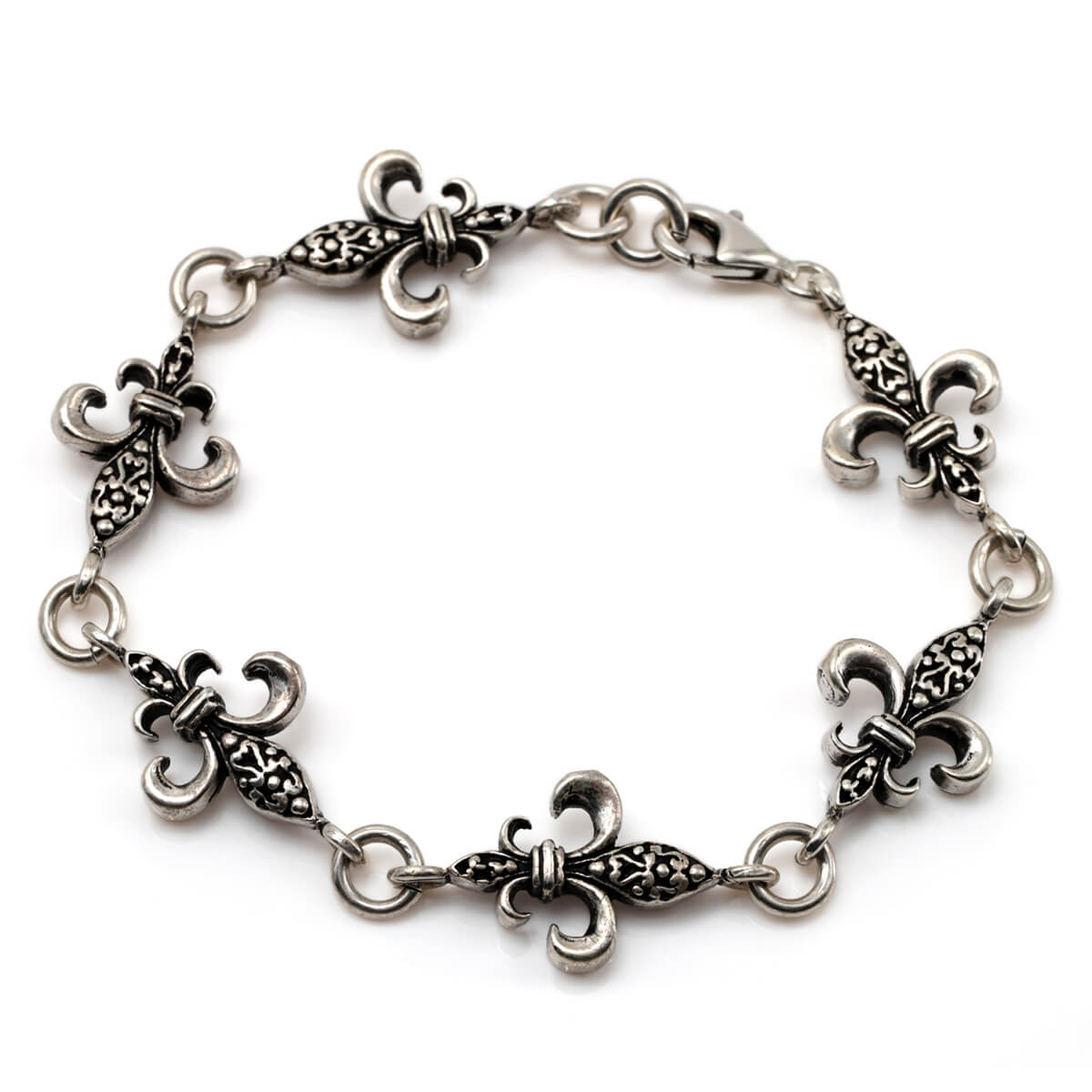 シルバー ブレスレット 幅14mm 18cm いぶし加工 AOXB16