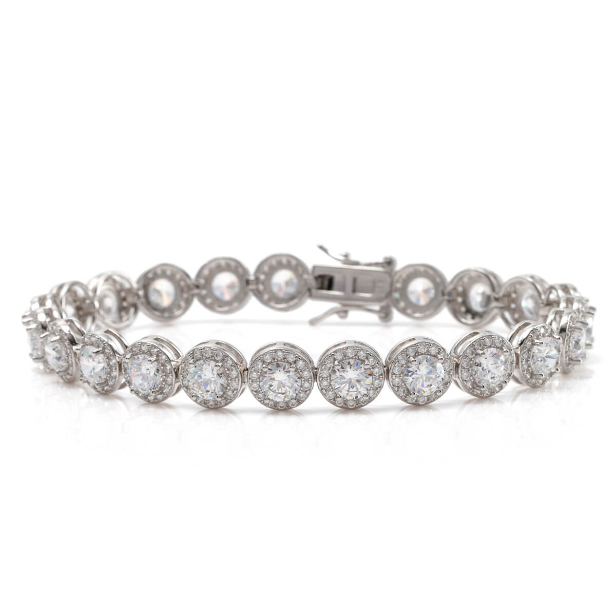 シルバー ブレスレット 幅8mm 19cm ACH03163-RD5