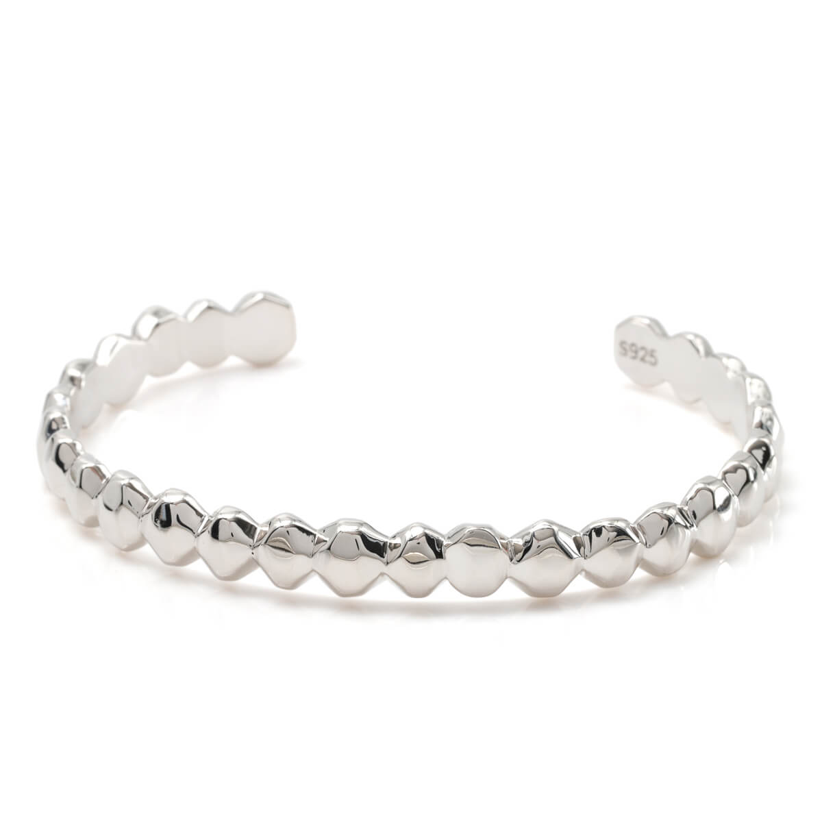 シルバー バングル 幅6.7mm 17cm A1B213