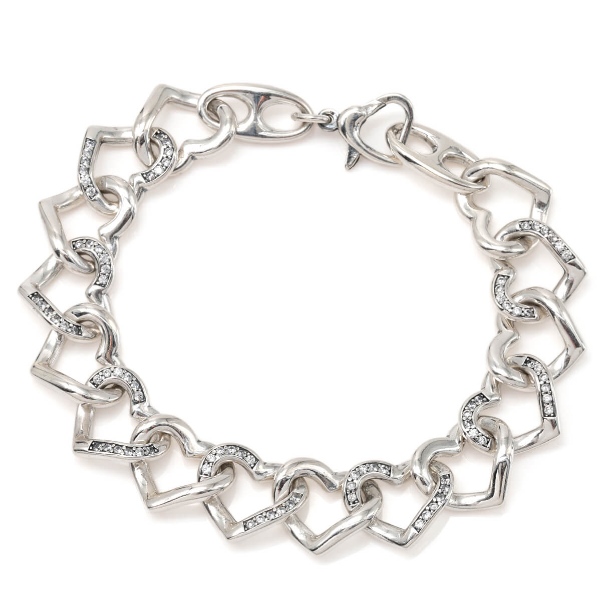 シルバー ブレスレット 幅11.5mm 17cm-19cm A2C095