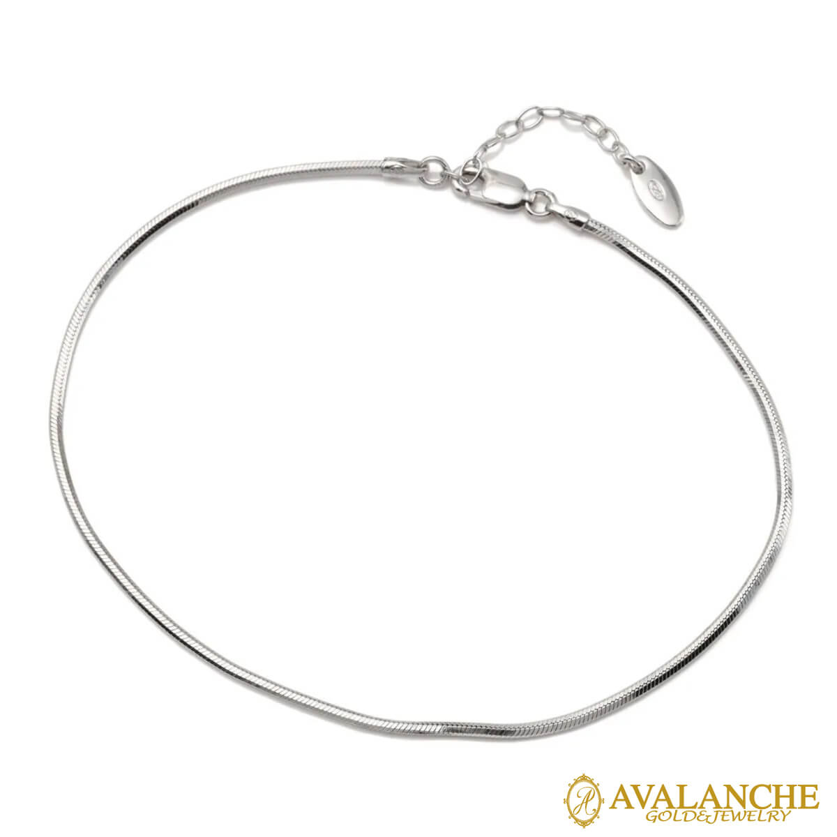 シルバー スネークアンクレット 幅1.5mm 23cm-26cm 150CPQD8