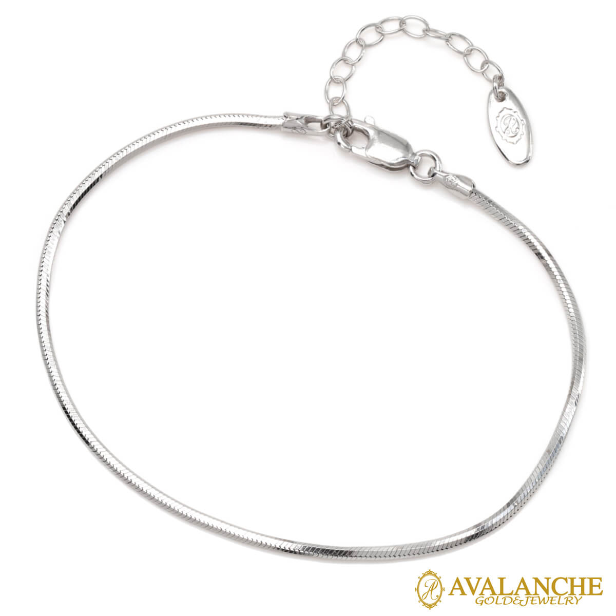 シルバー スネークブレスレット 幅1.5mm 17cm-20cm 150CPQD8