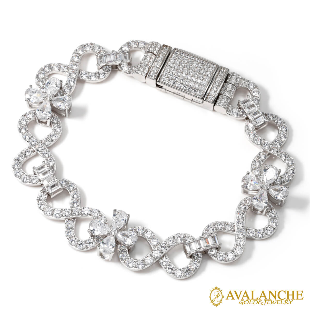 シルバー ブレスレット 幅13mm 19cm AXGN2504154-12MM