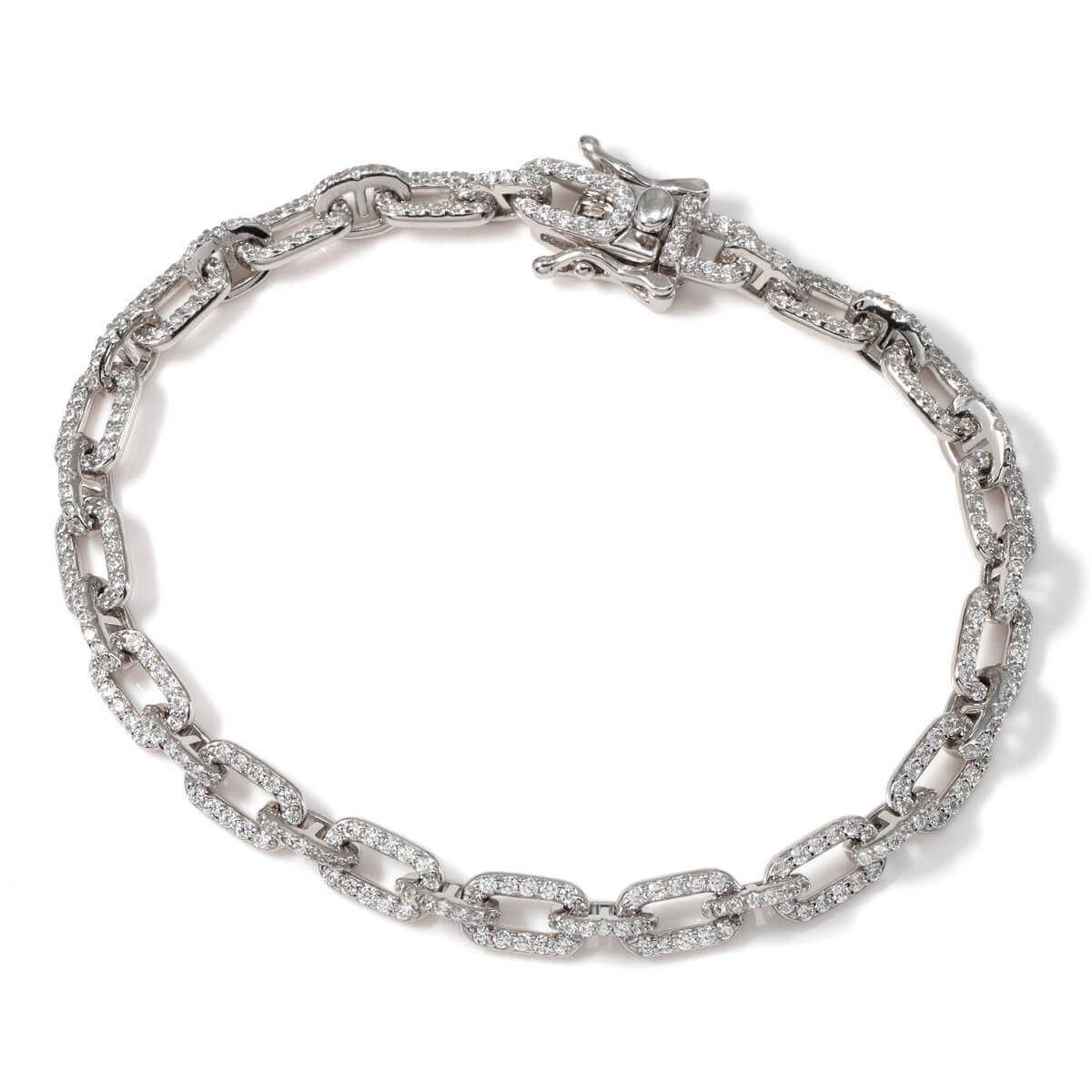 シルバー アズキブレスレット 幅5mm 18cm SUMP-2506-11