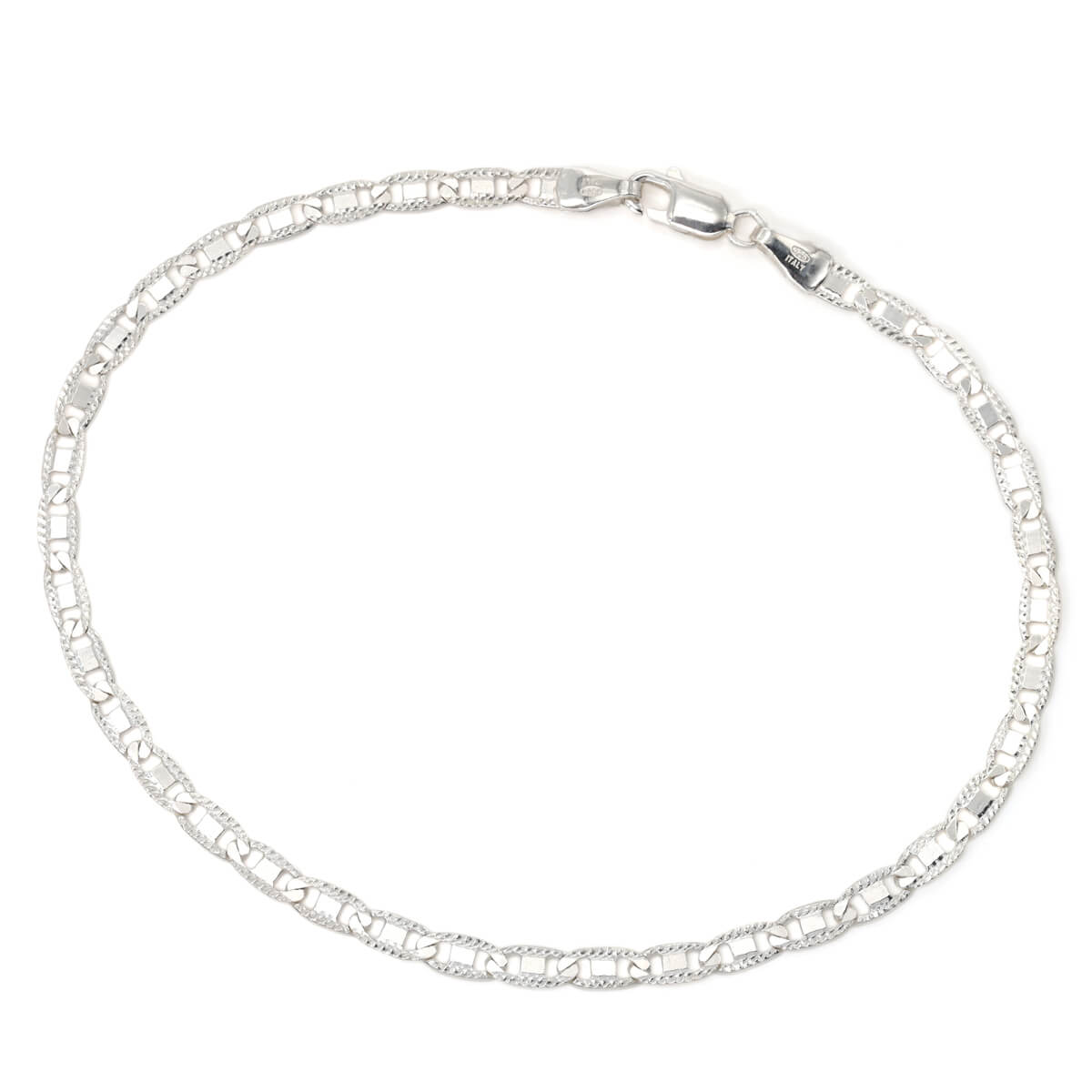 乐天商城 - シルバー アンクレット 幅3.5mm 23cm AKL1103