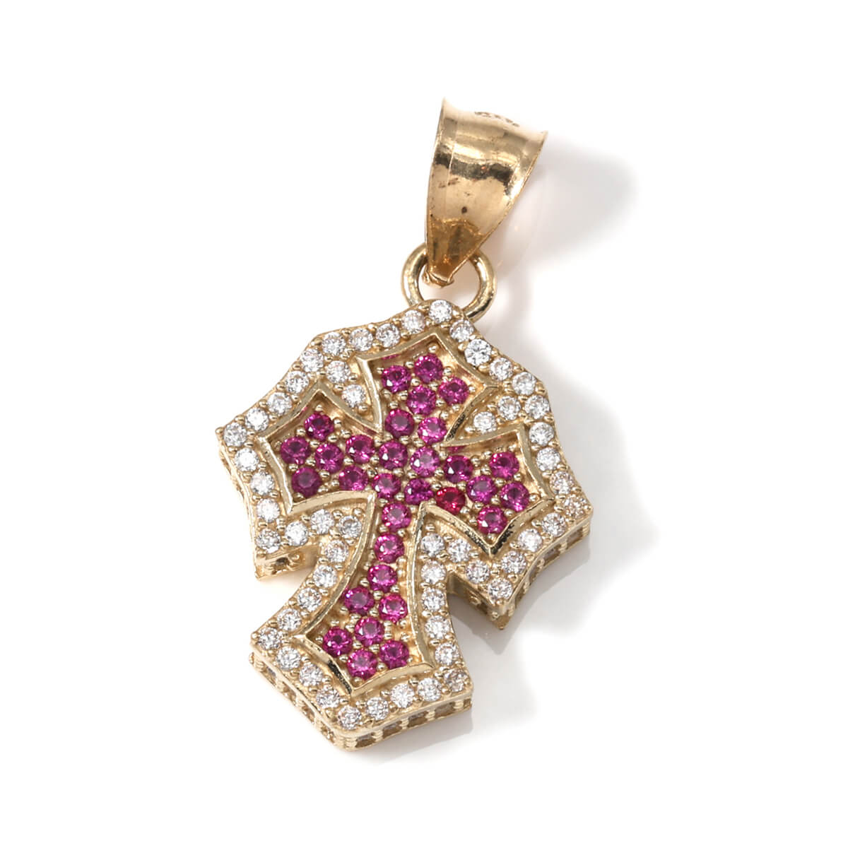 10K イエローゴールド ペンダント PCH-027RED