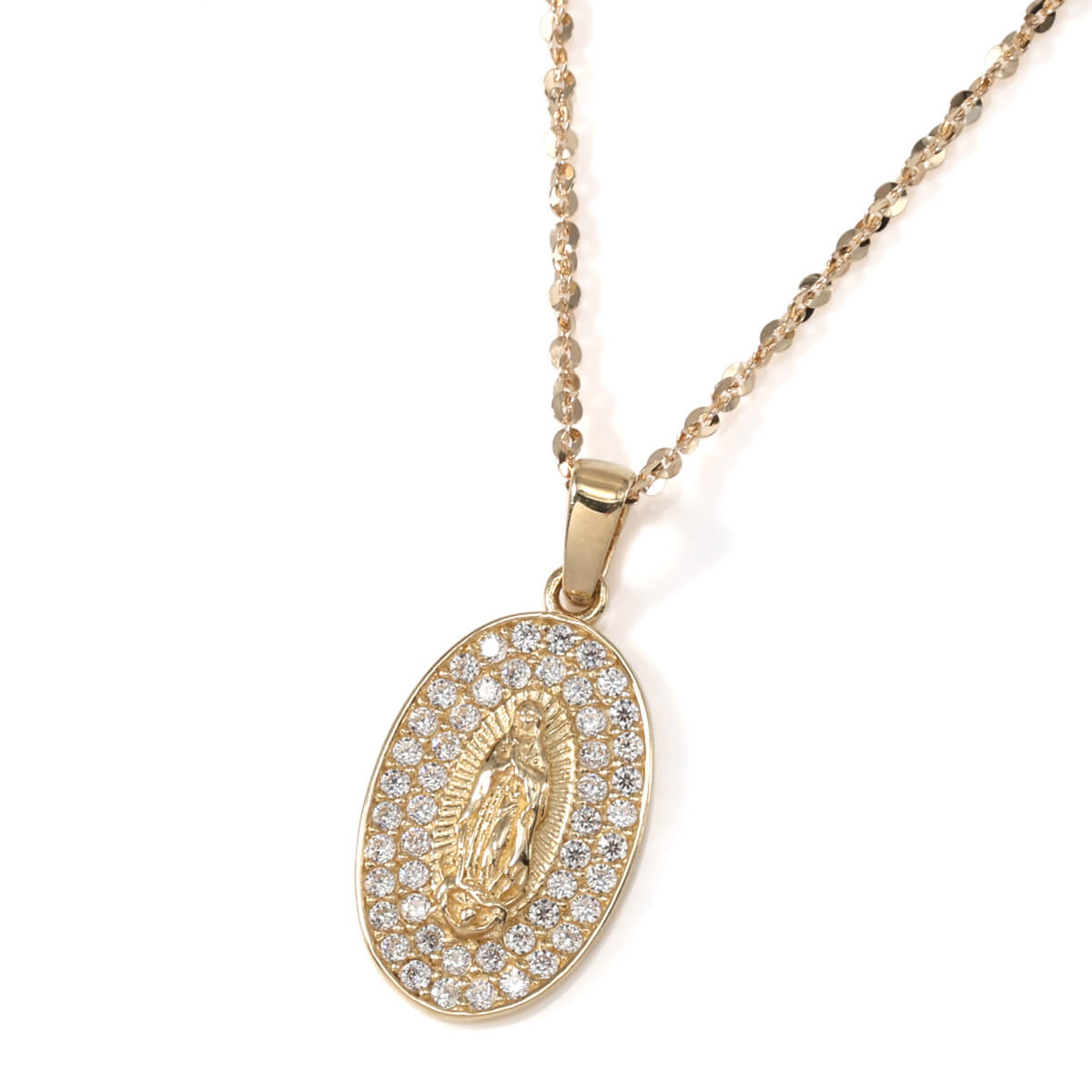 10K イエローゴールド ネックレス&ペンダント 40cm-50cm P03P-1829/FMZ-15