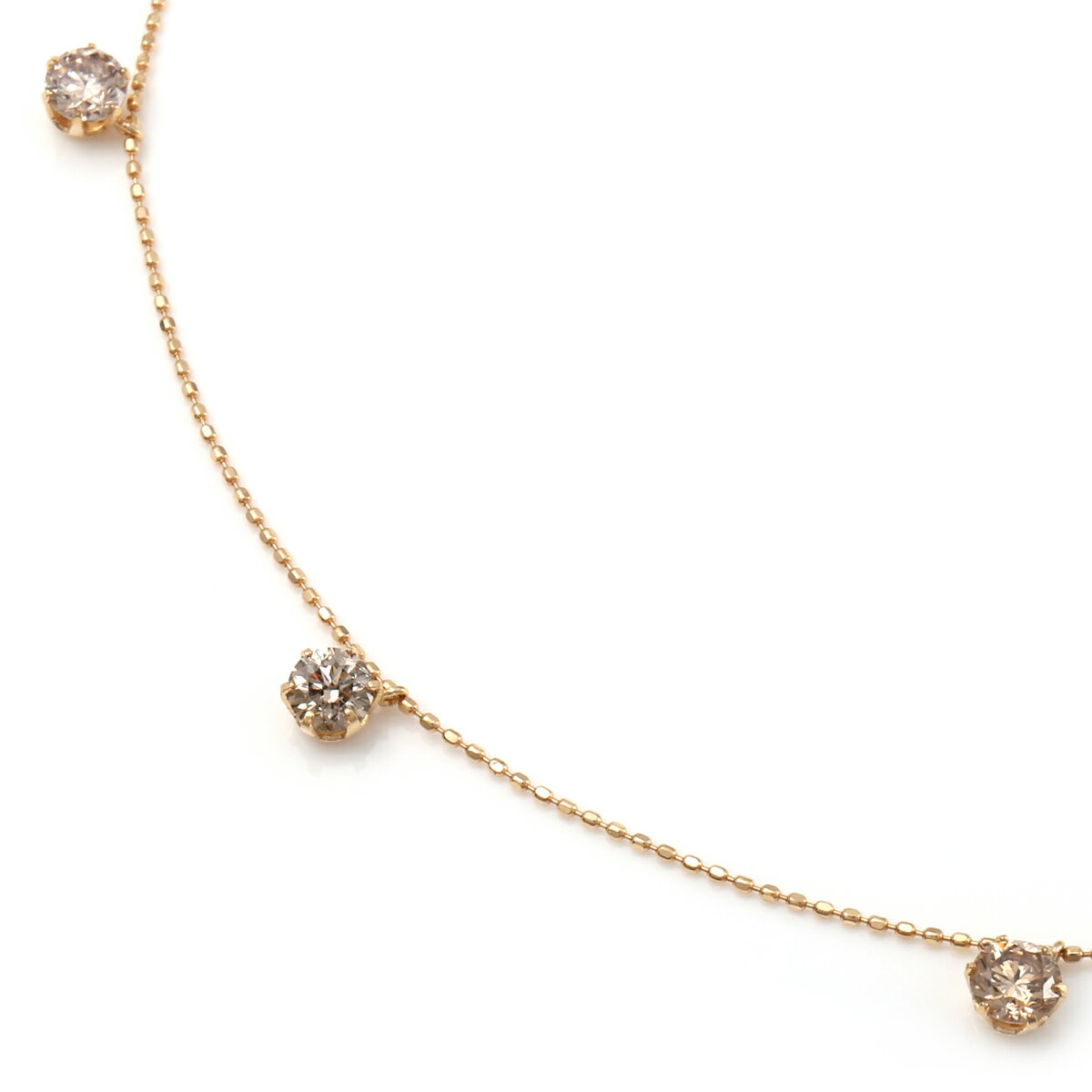 乐天商城 - ダイヤモンド 18K イエローゴールド ネックレス&ペンダント 45cm ANC-2267