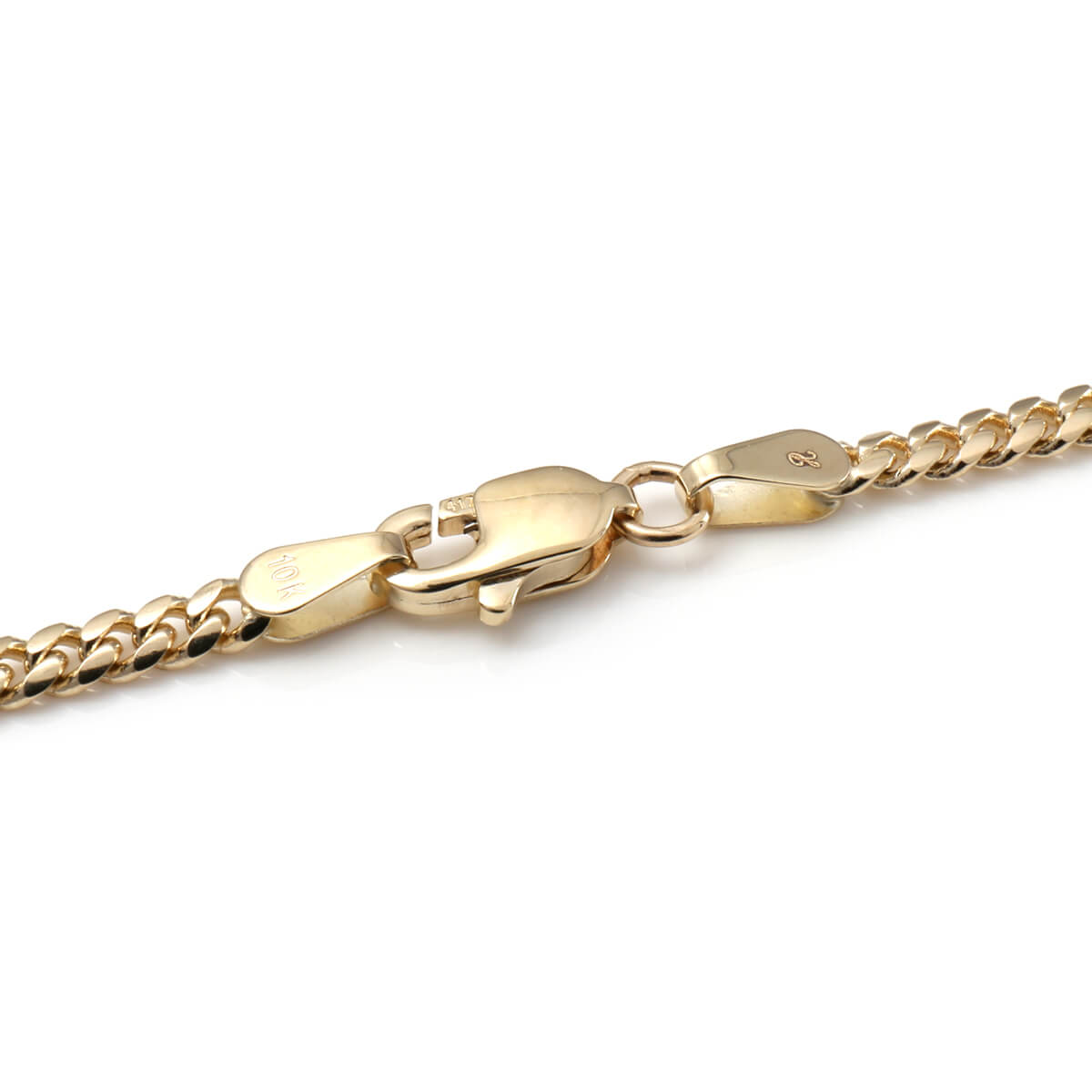 10K イエローゴールド マイアミネックレス 幅2.5mm 45cm-60cm KKP6025-MIA080