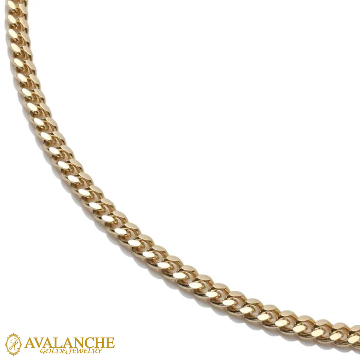 10K イエローゴールド マイアミネックレス 幅2.7mm 60cm 080KDO2