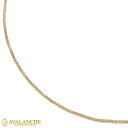 10K イエローゴールド フランクリンネックレス 幅1mm 40cm-55cm KKP6643