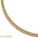10K イエローゴールド フランクリンネックレス 幅3mm 45cm-70cm UKHB000189