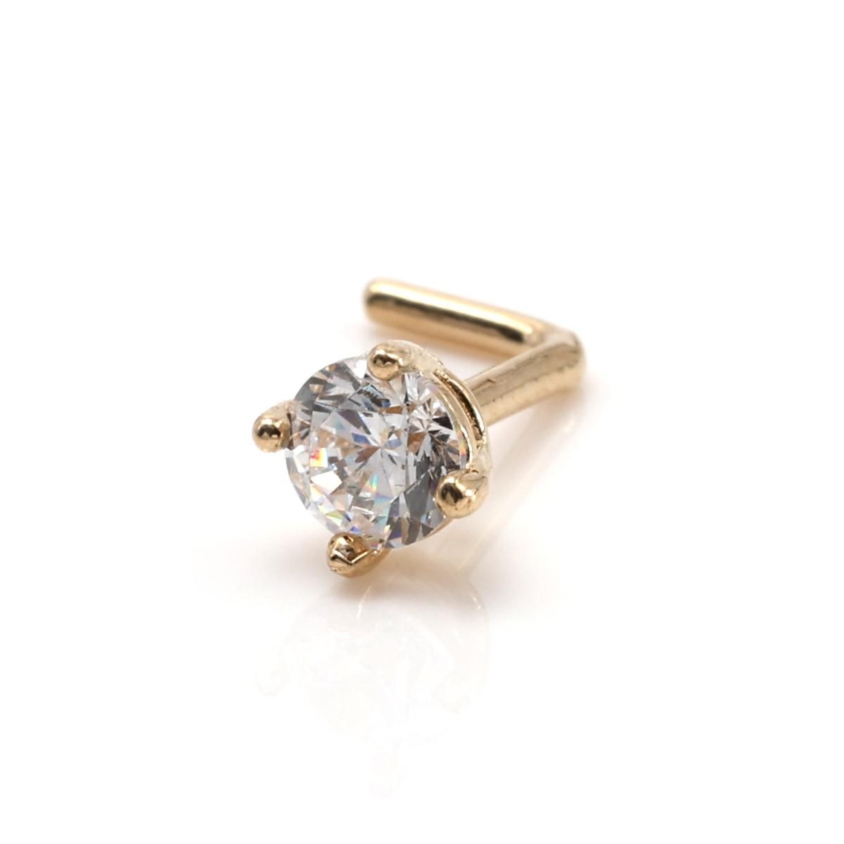 14K イエローゴールド ノーズピアス（鼻ピアス） KPN022-3MM