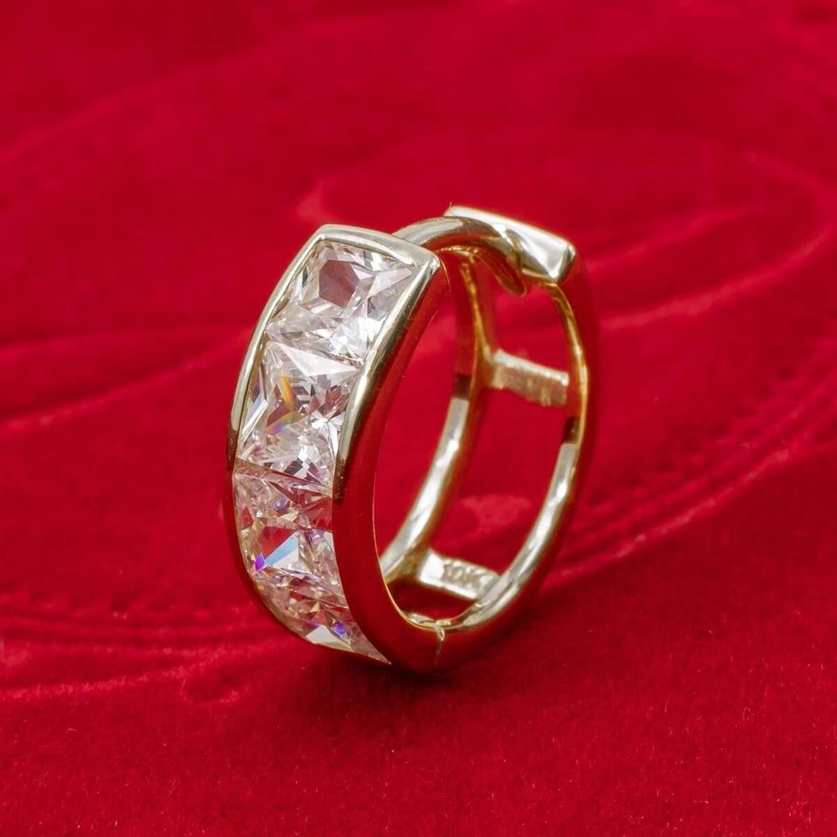 クリスマス限定ギフトセット 10K イエローゴールド ピアス 11mm 972-1395