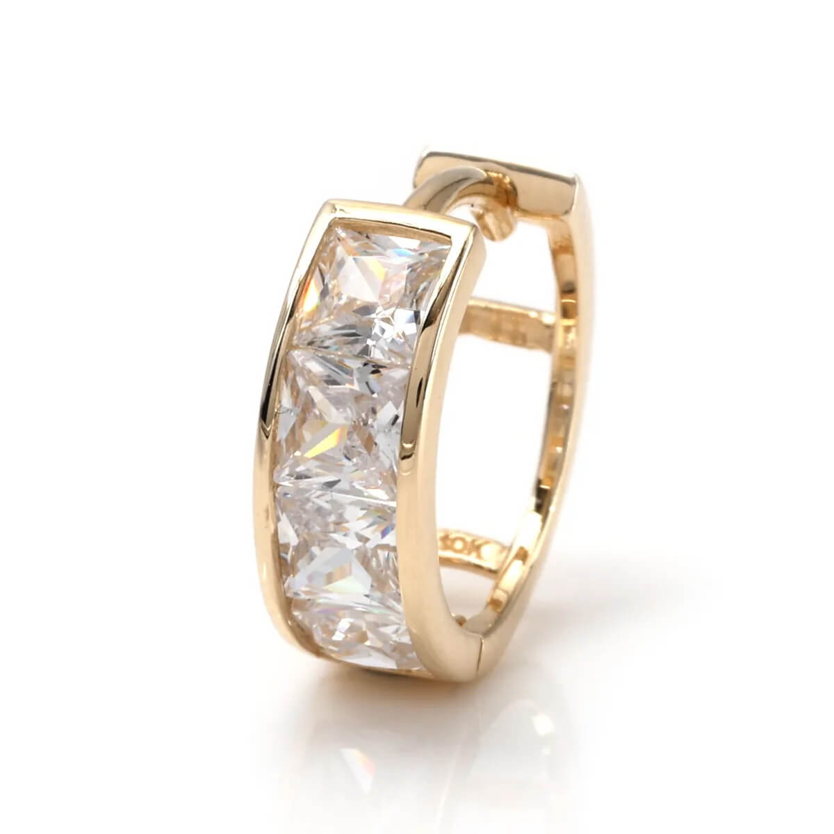 10K イエローゴールド ピアス 11mm 972-1395