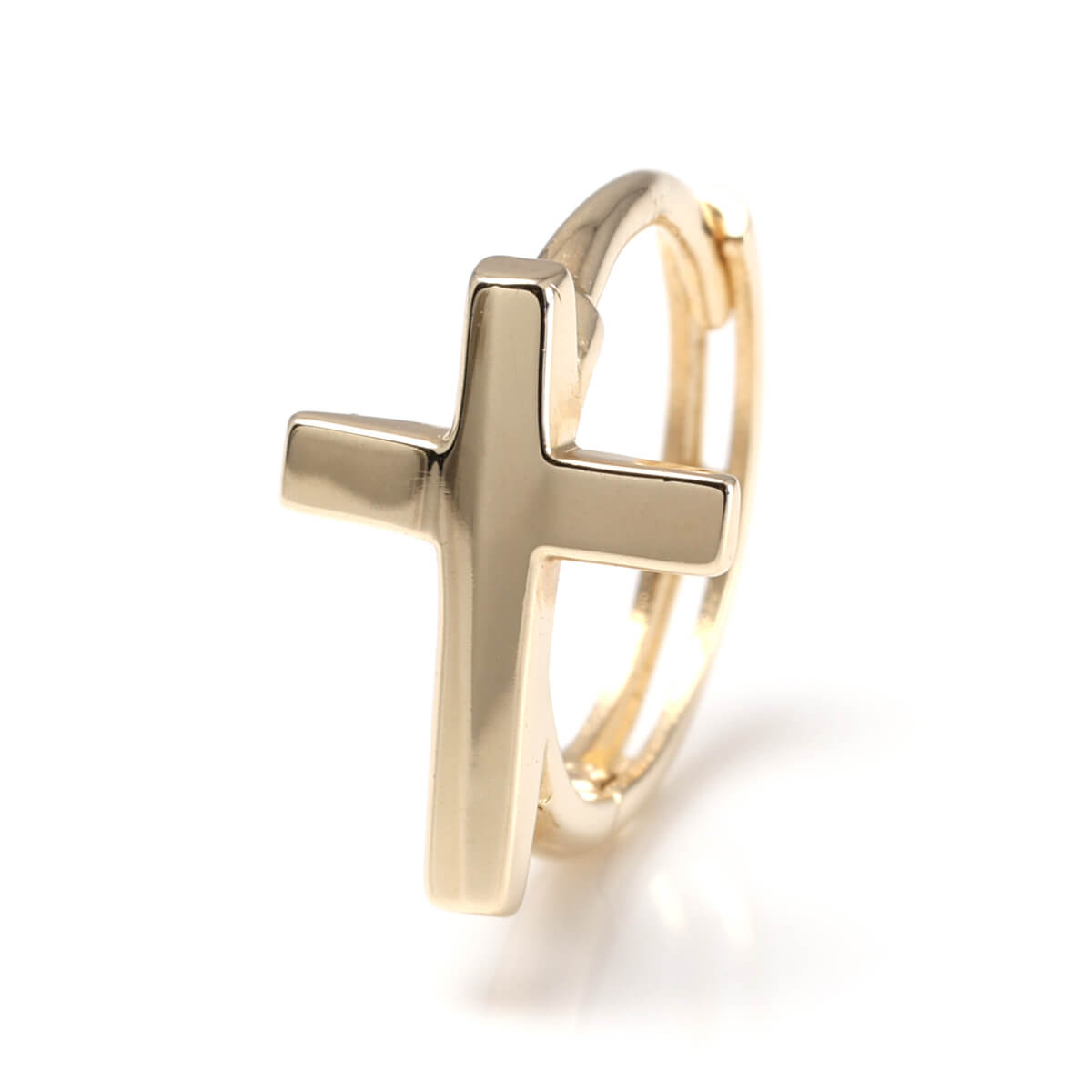 10K イエローゴールド ピアス 12mm 972-6222