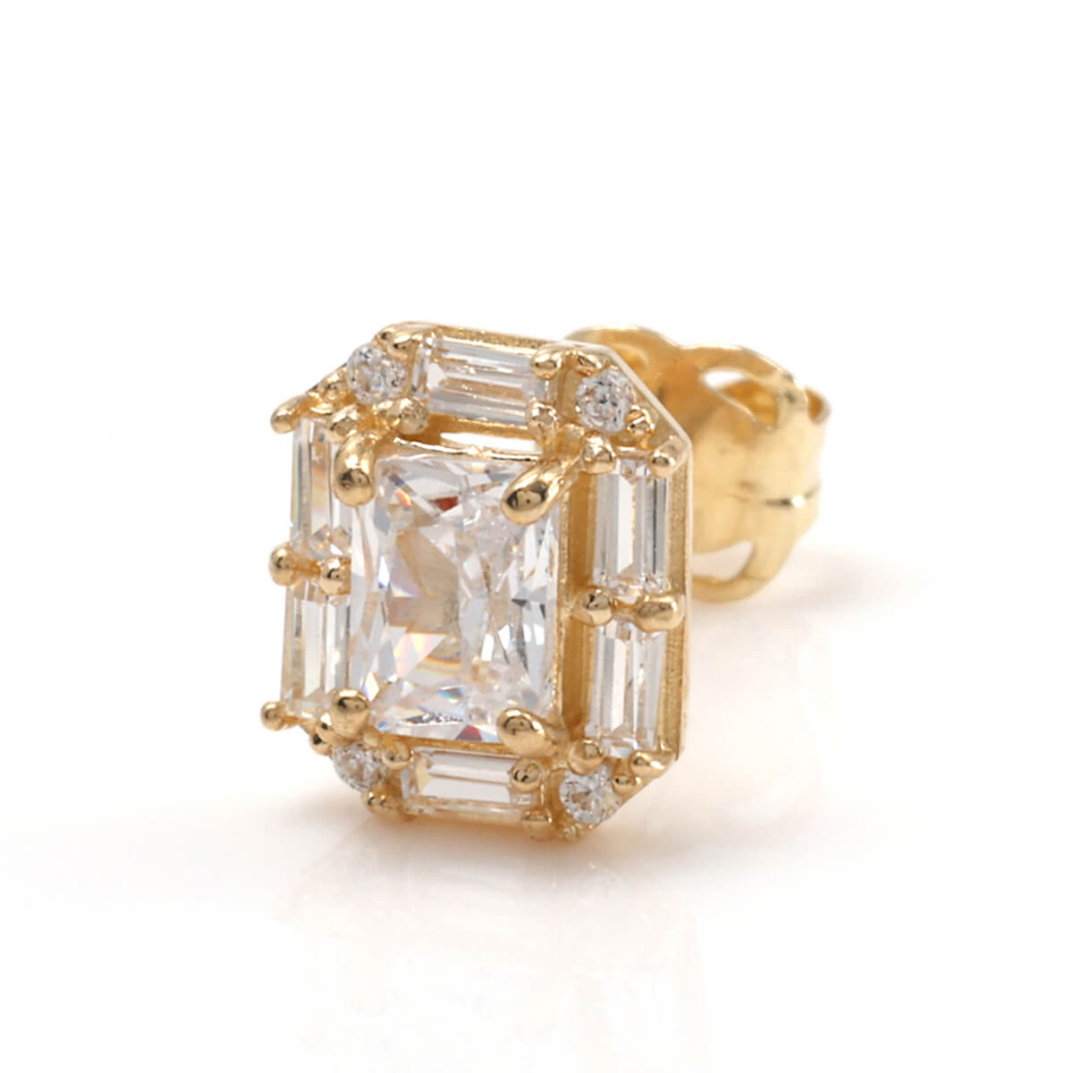 10K イエローゴールド ピアス 972-6574