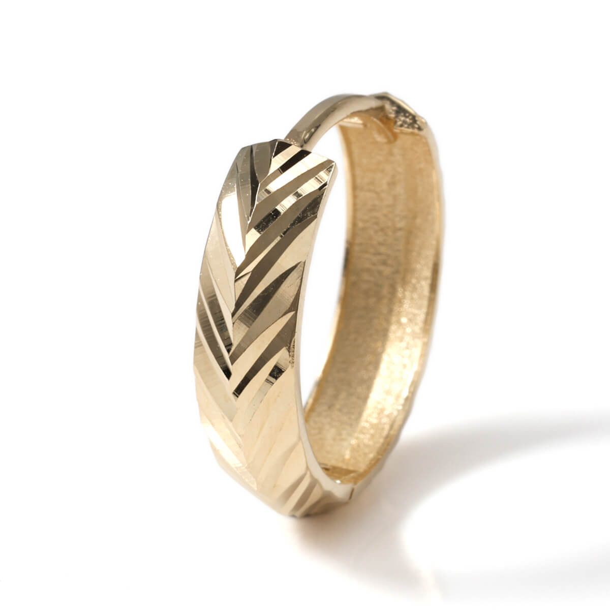 10K イエローゴールド ピアス 17mm 972-6734