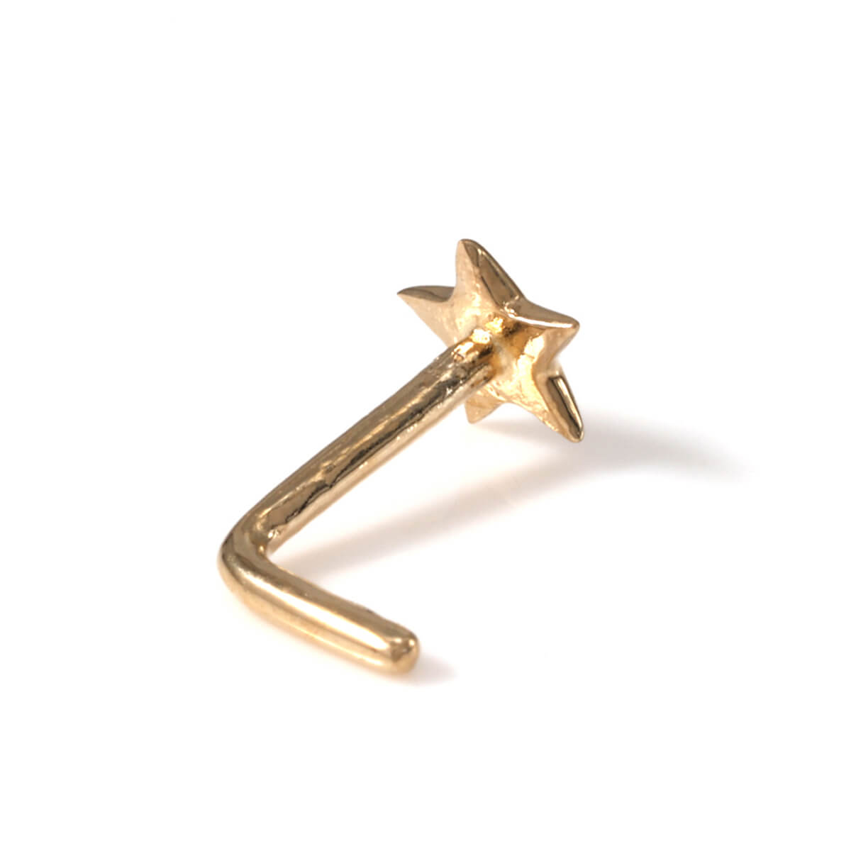 14K イエローゴールド ノーズピアス（鼻ピアス） KPN034