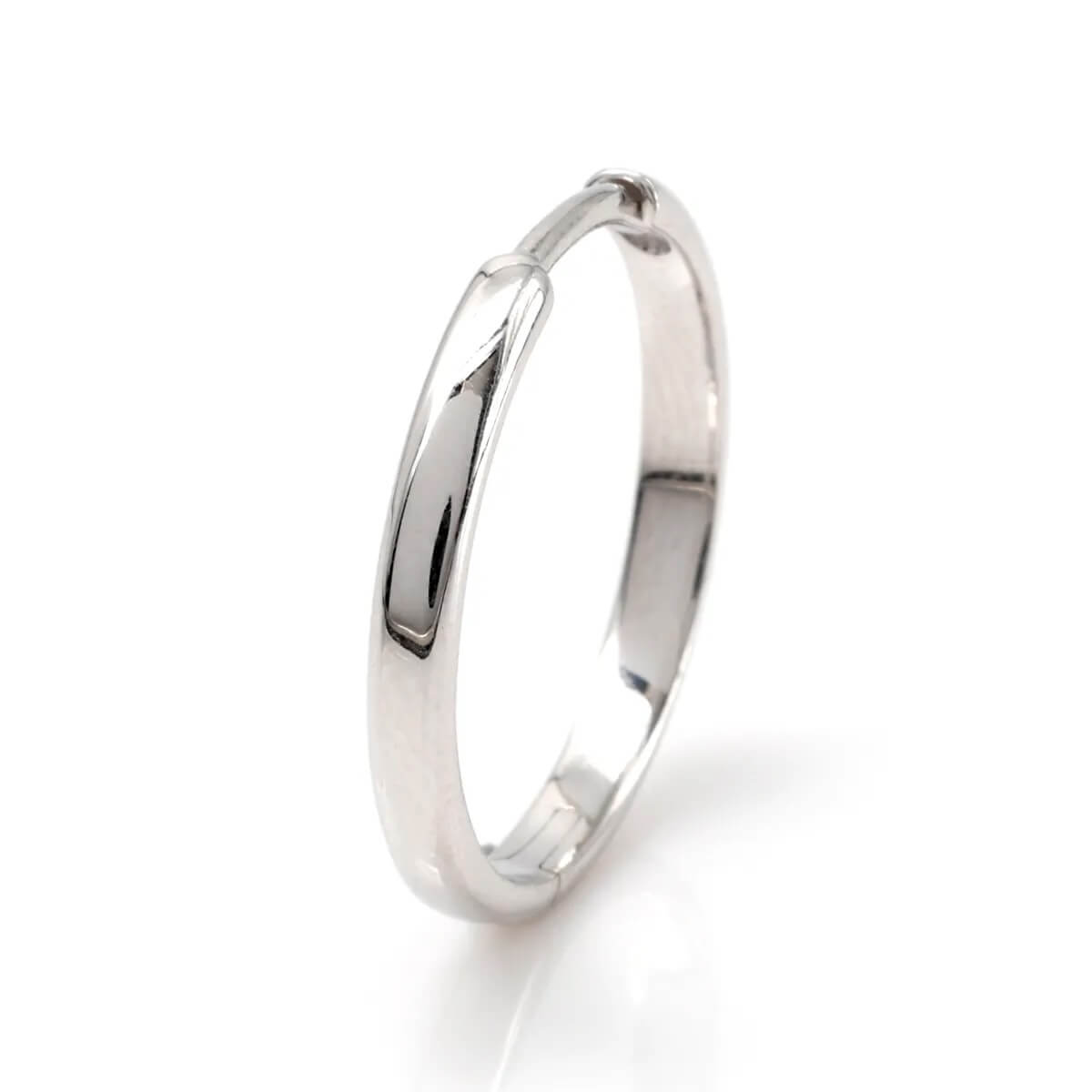 10K ホワイトゴールド ピアス 17mm 973-3152