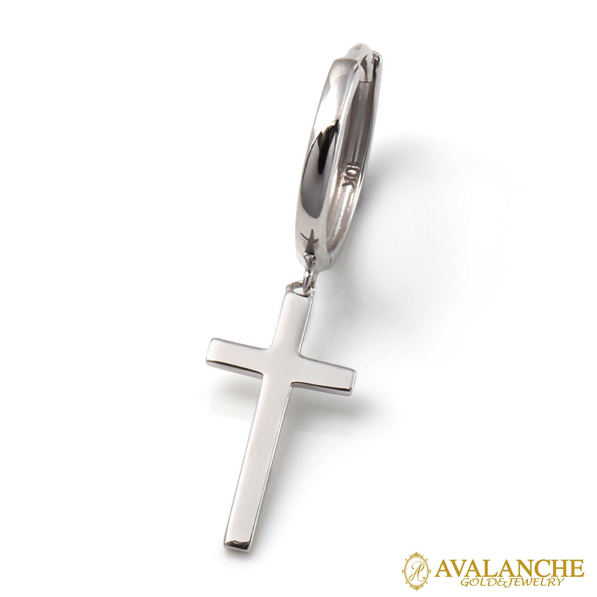 10K ホワイトゴールド ピアス&チャーム 973-3213