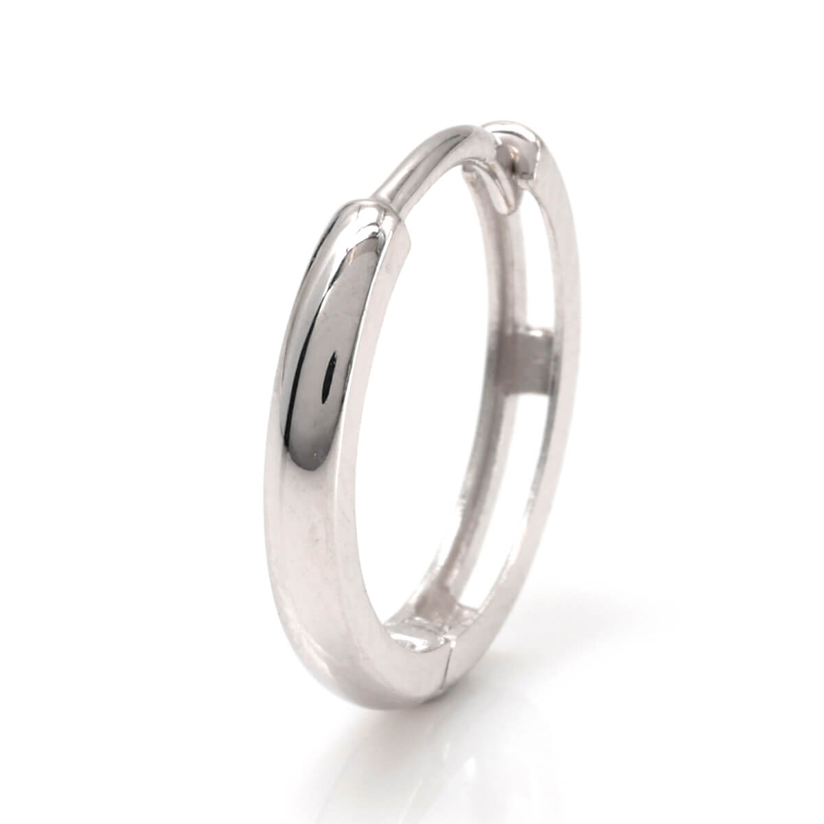 10K ホワイトゴールド ピアス 13mm 973-3534