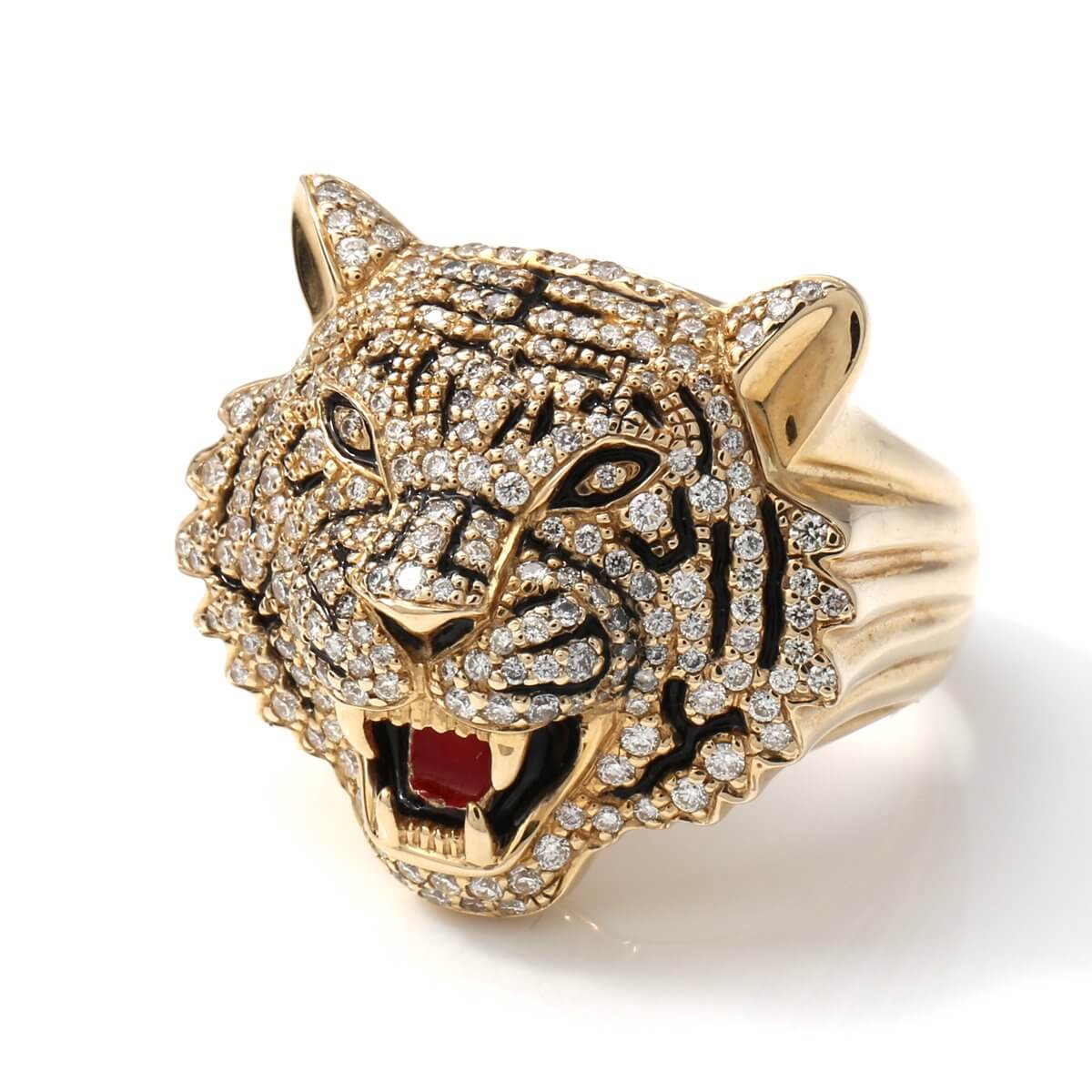 ダイヤモンド 10K イエローゴールド リング 22号 RM0189