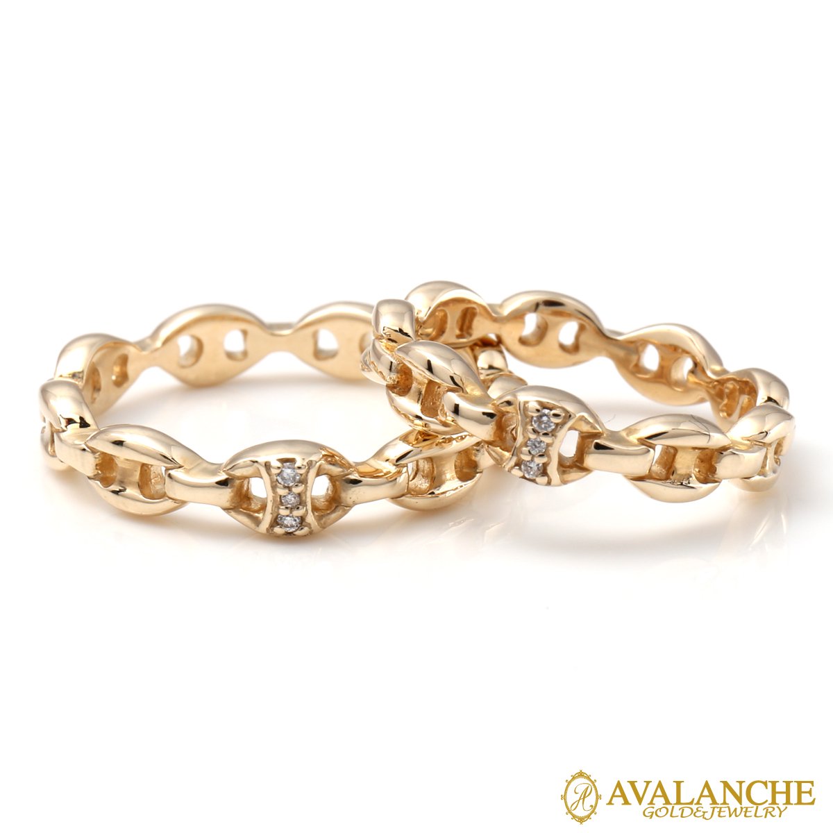 ダイヤモンド 10K イエローゴールド リング 7号-25号 1-11061-01