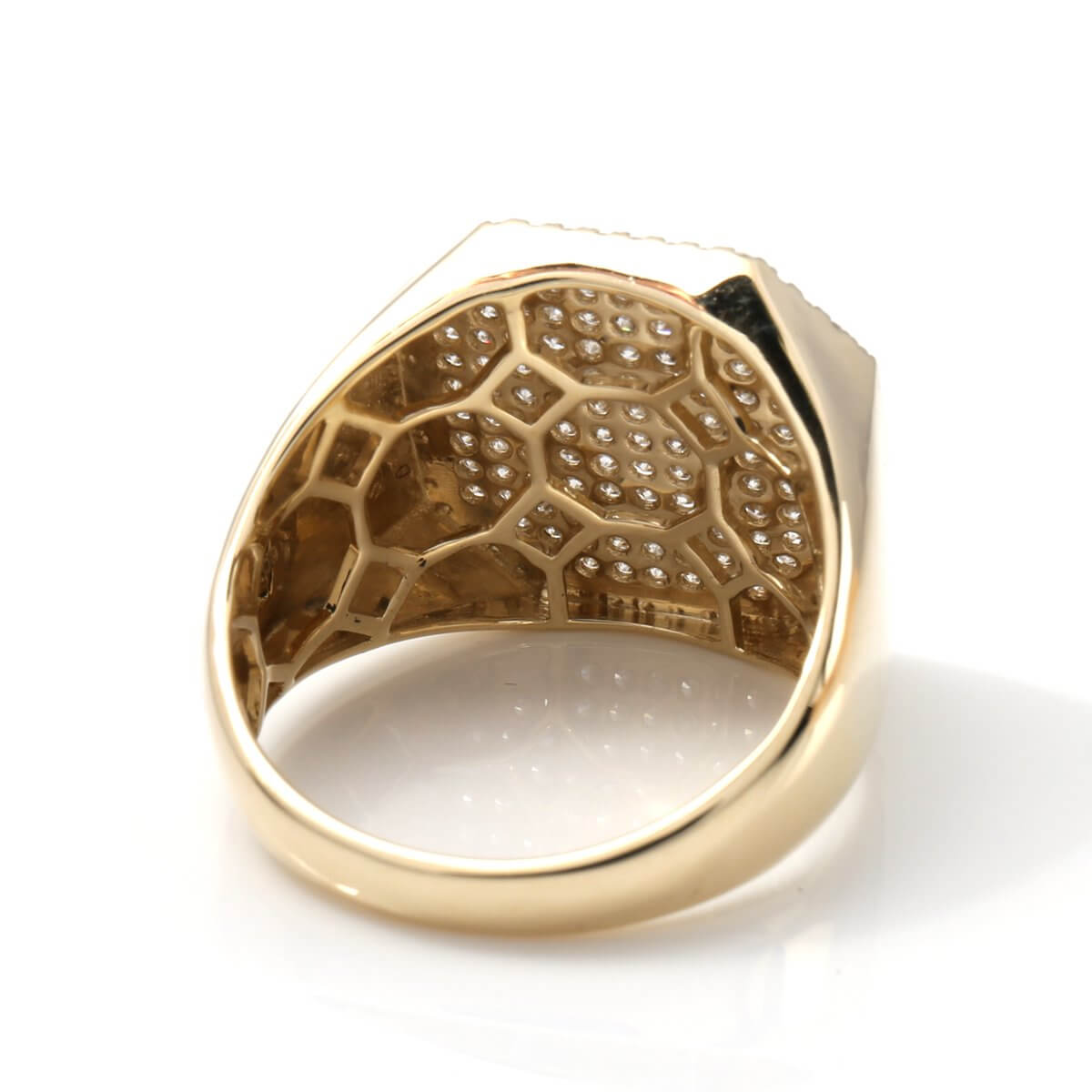 ダイヤモンド 10K イエローゴールド リング 17号-21号 KR103724A-Y